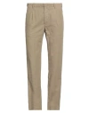 Incotex Slacks Man Pants Camel Size 33 Cotton, Linen In Beige