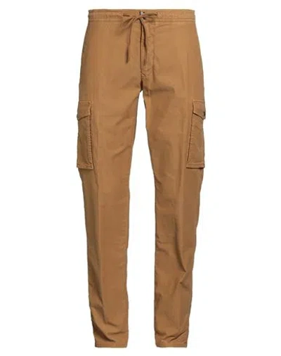 Incotex Slacks Man Pants Camel Size 35 Cotton, Elastane In Brown