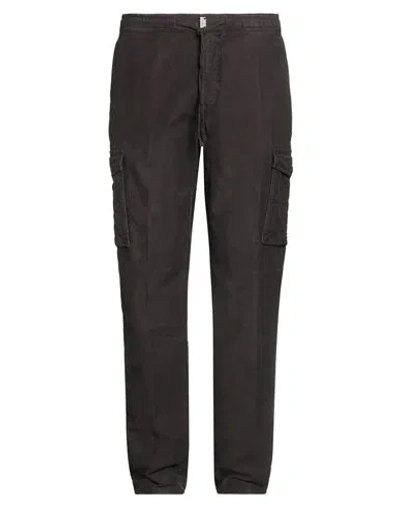 Incotex Slacks Man Pants Dark Brown Size 35 Cotton, Elastane