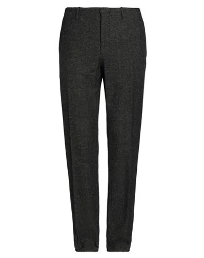 INCOTEX INCOTEX SLACKS MAN PANTS DARK GREEN SIZE 35 COTTON, POLYAMIDE, LINEN, VISCOSE