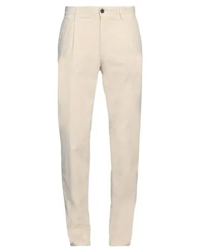 Incotex Slacks Man Pants Ivory Size 33 Cotton, Elastane