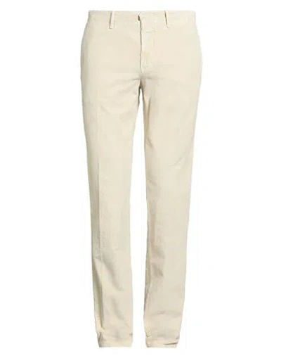 Incotex Slacks Man Pants Ivory Size 34 Cotton, Elastane In White