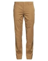 Incotex Slacks Man Pants Khaki Size 34 Cotton, Elastane In Sand