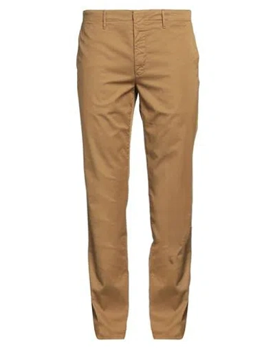 Incotex Slacks Man Pants Khaki Size 34 Cotton, Elastane