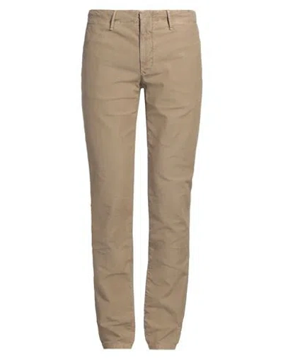 Incotex Slacks Man Pants Khaki Size 35 Cotton, Elastane In Beige