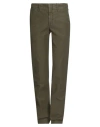Incotex Slacks Man Pants Military Green Size 32 Cotton, Elastane