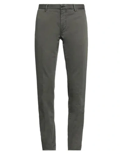 Incotex Slacks Man Pants Military Green Size 33 Cotton, Elastane In Green