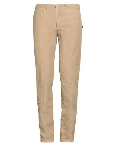 Incotex Slacks Man Pants Sand Size 34 Cotton, Elastane In Neutral