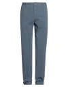 Incotex Slacks Man Pants Slate Blue Size 35 Cotton, Elastane In Blue