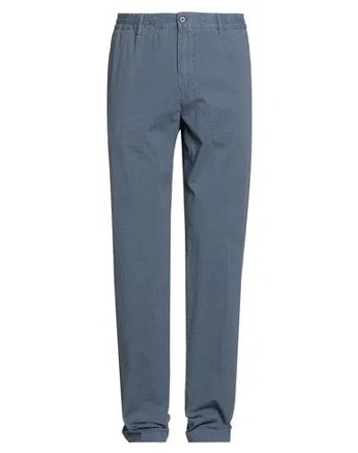 Incotex Slacks Man Pants Slate Blue Size 35 Cotton, Elastane