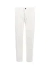 Incotex Pleated Corduroy Trousers In White