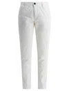 Incotex Slacks Straight-leg Casual Pants In White