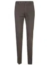 Incotex Pantalone Regular Fit In Cotone Certificato In Grey