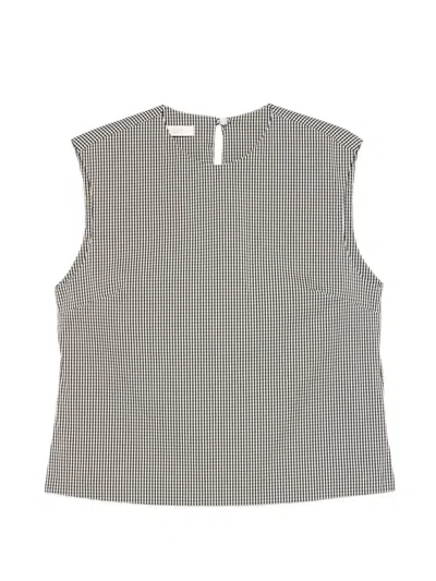 Incotex Sleeveless Top In Gray