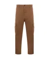 Incotex Slim-cut Cargo Trousers In Brown