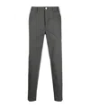 Incotex Slim-cut Chino Trousers In Black