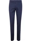 Incotex Slim-cut Chino Trousers In Blue