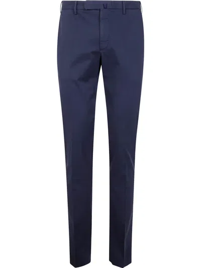 Incotex Slim-cut Chino Trousers In Blue