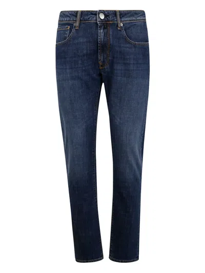Incotex Slim-cut Jeans In 蓝色