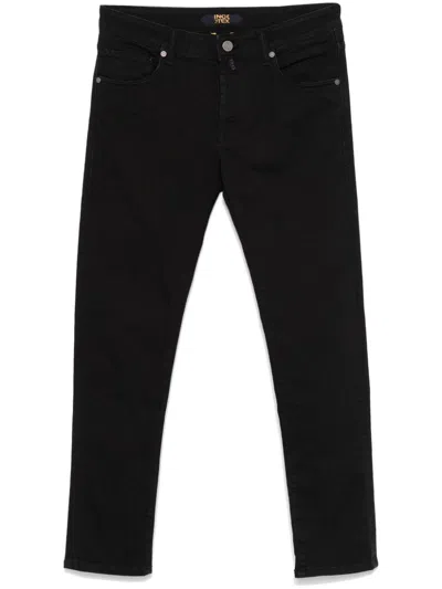 Incotex Slim-cut Jeans In Black