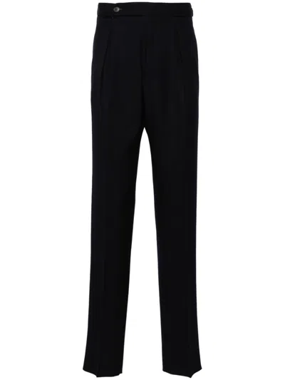 Incotex Slim-cut Tailored Trousers In Blue