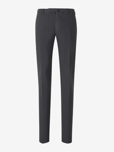 Incotex Slim Fit Chino Trousers In Grey