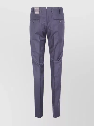 Incotex Slim Fit Chino Trousers In Purple