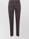 Incotex Slim Fit Chino Trousers Side Pockets In Brown