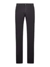 Incotex Slim Fit Corduroy Trousers In Blue