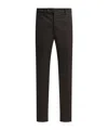 Incotex Slim Fit Cotton Pants In Brown