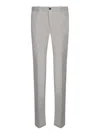 Incotex Slim Fit Pants In Grey In White