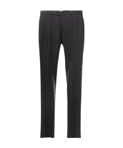 Incotex Slim-fit Tailored Trousers In Black