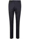 Incotex Slim Fit Trousers Belt Loops In Anthracite