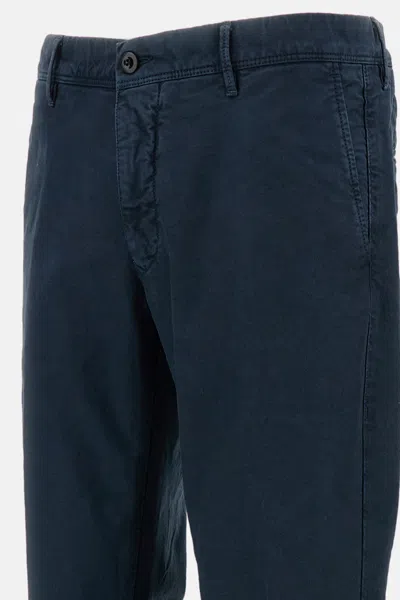 Incotex Slim Fit Trousers In Blue