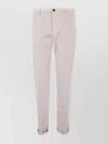 Incotex Wool Trousers With Pleats And Pockets In Neutral