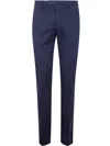 Incotex Slim Fit Trousers In Dark Blue