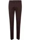 Incotex Slim Fit Trousers Clothing In Dark Brown