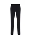 Incotex Straight-leg Blue Cotton Trousers In Blue