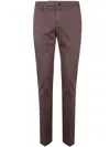 Incotex Slim Fit Trousers In Light Brown