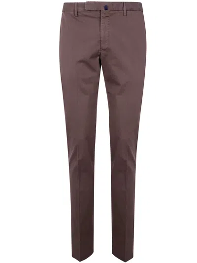 Incotex Slim Fit Trousers In Light Brown