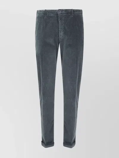 INCOTEX SLIM FIT TROUSERS ROLLED CUFFS