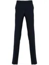 Incotex Slim-fit Virgin Wool Trousers In Blue