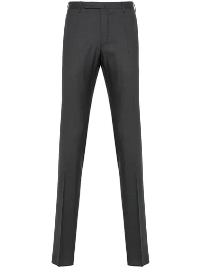 Incotex Slim-fit Virgin Wool Trousers In Grey