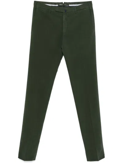 Incotex Slim-leg Chinos In Grün