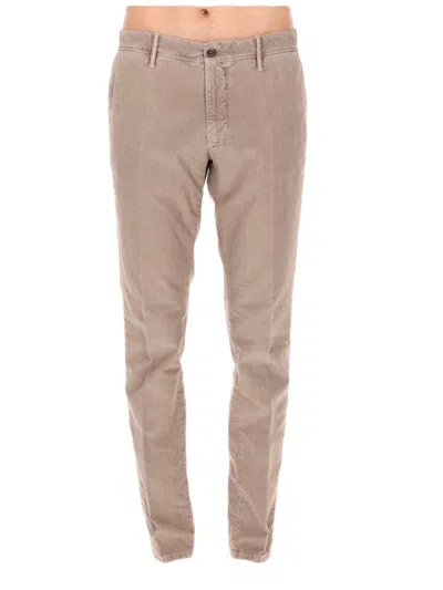 Incotex Slim-fit Stretch Cotton Jeans In Nude