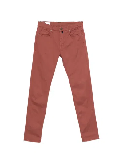 Incotex Slim-fit Trousers In Brown