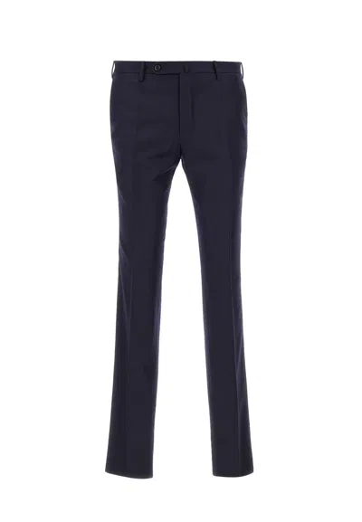 Incotex Slowear Wool Pants In Blue