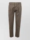 Incotex Pantalone Special Ppt Stretch Solid In Brown