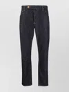 Incotex Special Denim Straight Leg Trousers In Black