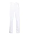 Incotex Straight Casual Trousers In White